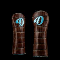 Don't Give A Putt Real Deal Gator — Antique Brown and Teal, view 14 of 19