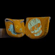 Don't Give A Putt Real Deal Skull — Mint Skull, Orange Base, view 10 of 11