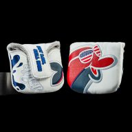 Don't Give A Putt RWB Classic Flipper — White, view 2 of 6