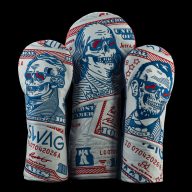 Don't Give A Putt RWB Skeleton Almighty Dollar, view 1 of 3