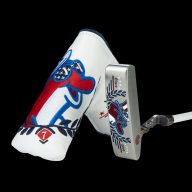 Don't Give A Putt Handsome Too — DGAP RWB Flipper Twist Neck, view 1 of 3