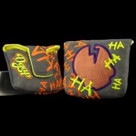 Don't Give A Putt Real Defaced DGAP Skulls Orange, view 2 of 2