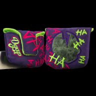 Don't Give A Putt Real Defaced DGAP Skulls Purple, view 1 of 2
