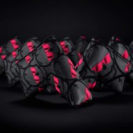 Swag Golf Azalea Pink Concentric Skulls, view 3 of 3