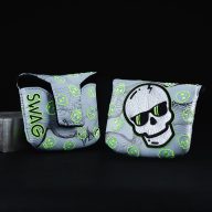Swag Golf Ecto Gray Wavelength Skull, view 3 of 4