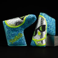Swag Golf Aqua & Silver Big Skull, view 1 of 2