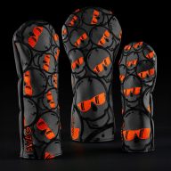 Swag Golf Atomic Orange Concentric Skulls, view 3 of 3