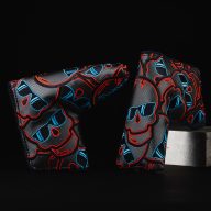 Swag Golf Blue & Red Stacked Skulls 2.0, view 1 of 3