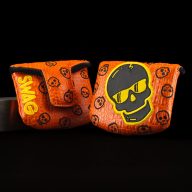 Swag Golf Orange Faux Exotic Skull, view 1 of 2