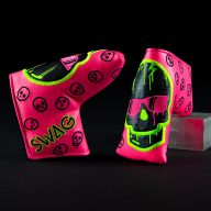 Swag Golf Neon Pink Dripping Skull, view 1 of 2