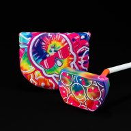 Swag Golf Tie-Dye Stacked Skulls The Boss Putter, view 1 of 3