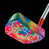 Swag Golf Tie-Dye Stacked Skulls The Boss Putter, view 2 of 3