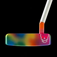 Swag Golf Tie-Dye Stacked Skulls The Boss Putter, view 3 of 3