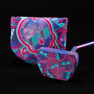 Swag Golf Galaxy Stacked Skulls The Boss Putter, view 1 of 3
