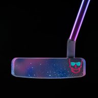 Swag Golf Galaxy Stacked Skulls The Boss Putter, view 3 of 3