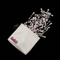 Swag Golf SWAG Essentials: White Tee Pouch & Tees, view 1 of 2