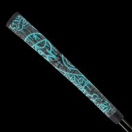 Swag Golf Fully Tagged Aqua Midsize Putter Grip, view 2 of 3