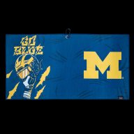 Swag Golf University Of Michigan Wolverines Go Blue Golf Towel, view 1 of 3