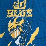 Swag Golf University Of Michigan Wolverines Go Blue Golf Towel, view 3 of 3