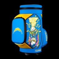 Swag Golf NFL Los Angeles Chargers Bolt Up Den Caddy Cooler, view 3 of 3