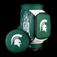 Swag Golf Michigan State University Go Green Go White Den Caddy Cooler, view 1 of 3