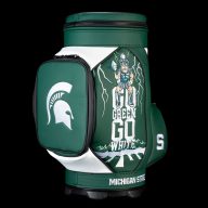 Swag Golf Michigan State University Go Green Go White Den Caddy Cooler, view 2 of 3