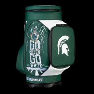 Swag Golf Michigan State University Go Green Go White Den Caddy Cooler, view 3 of 3