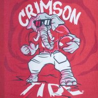 Swag Golf University Of Alabama Crimson Tide Golf Towel, view 3 of 3