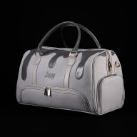 Swag Golf Grey 3D Drip Canvas Duffel Bag, view 1 of 3