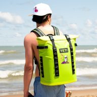 Swag Golf The Clubhouse: Defaced Franklin YETI Hopper M20 Backpack Soft Cooler, view 2 of 3