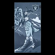Swag Golf NFL Las Vegas Raiders Racin' Raider Golf Towel, view 1 of 3