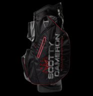 Scotty Cameron Cart Bag - Explorer — Black-Gray-Red, view 2 of 6