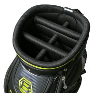 Bettinardi Black and Electric Yellow Tour Staff Bag, view 3 of 3