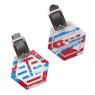 Bettinardi Chicago THive Flag Bag Tag, view 1 of 4