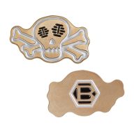 Bettinardi Skull & Bones Gold Flame Icon Ball Marker, view 1 of 3