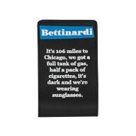 Bettinardi Blues Brothers x Betti Chicago Scorecard Holder, view 2 of 2