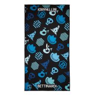 Bettinardi Multi-Icon Players Towel — Black/Blue, view 1 of 2