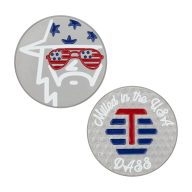 Bettinardi Patriotic Sunglass Wizard Ball Marker, view 1 of 3