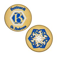Bettinardi St. Andrews Brass Ball Marker, view 1 of 3