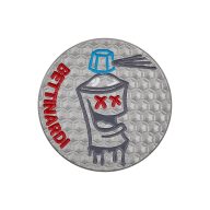 Bettinardi Graffiti Poison Skull & Bones Ball Marker, view 3 of 3