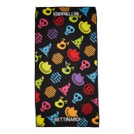 Bettinardi Multi-Icon Players Towel (Black/Multi-Color), view 2 of 2