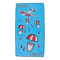 Bettinardi Airstrike Betti Boy Blue Razz Players Towel, view 2 of 2