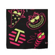 Bettinardi PGA Show Multi-icon Players Towel — Pink/Lime, view 2 of 4