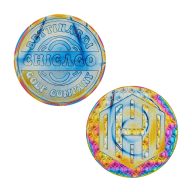 Bettinardi British Championship DASS Groovy Rainbow PVD Ball Marker, view 1 of 3