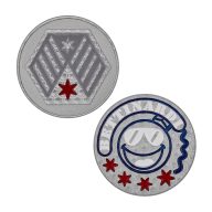 Bettinardi Veterans Day Betti Bomb Ball Marker, view 1 of 3