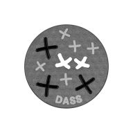 Bettinardi Black Friday DASS Punchout Poison Eyes Betti Bomb Ball Marker, view 3 of 3