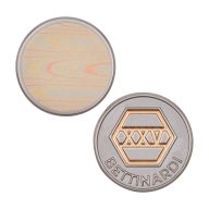 Bettinardi 25th Anniversary 1 Inch 303SS Mokume Insert Ball Marker, view 1 of 3