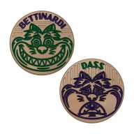 Bettinardi Mardi Gras Theatre Mask Fat Cat Ball Marker, view 1 of 3