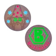 Bettinardi Leap Year Peace Eyes Wizard Spot Flame Ball Marker, view 1 of 3