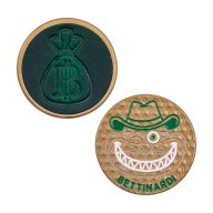 Bettinardi Leather Inlay Gangster Cat Ball Marker, view 1 of 3